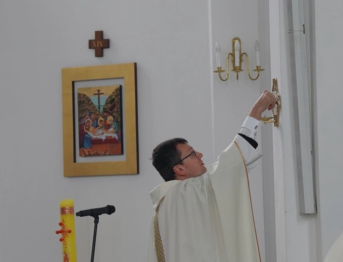 Powięcenie kościoła pw. św. Faustyny w Górze