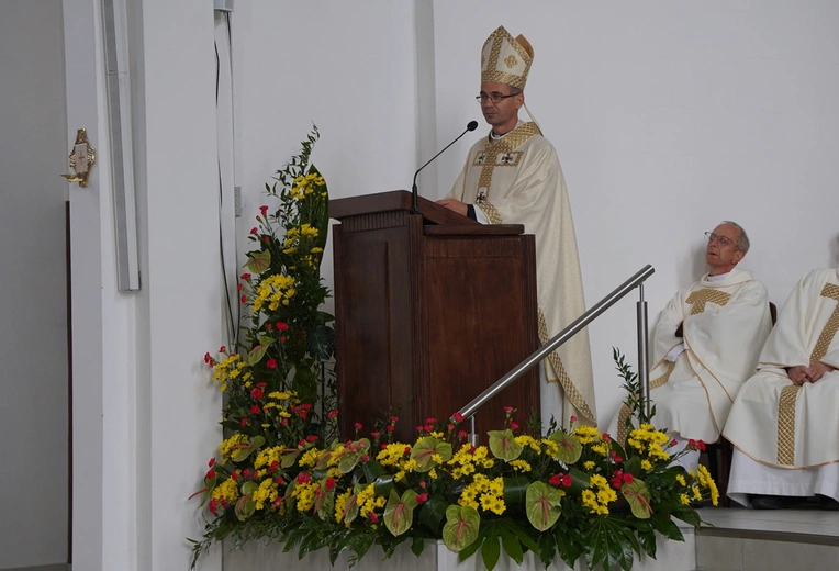 Powięcenie kościoła pw. św. Faustyny w Górze