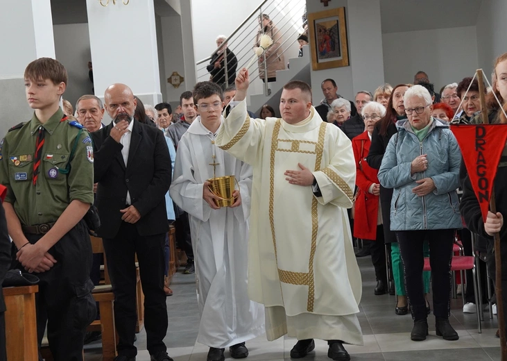 Powięcenie kościoła pw. św. Faustyny w Górze
