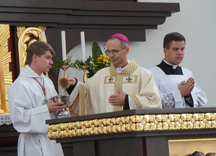 Powięcenie kościoła pw. św. Faustyny w Górze