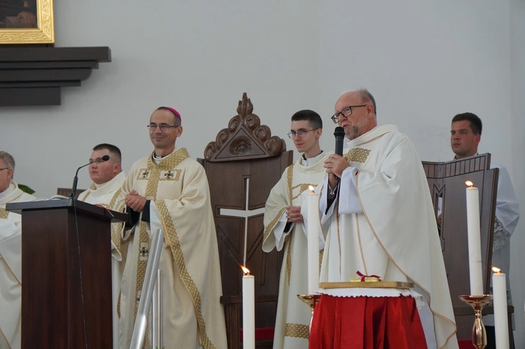 Powięcenie kościoła pw. św. Faustyny w Górze