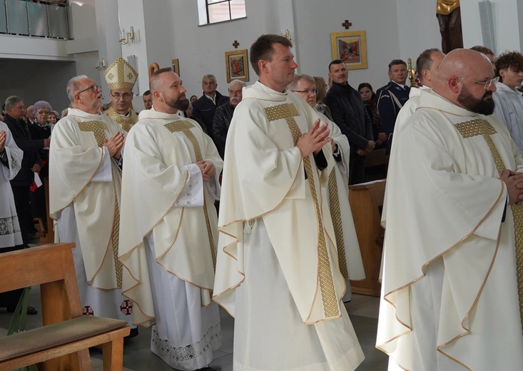 Powięcenie kościoła pw. św. Faustyny w Górze
