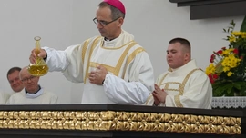 Powięcenie kościoła pw. św. Faustyny w Górze