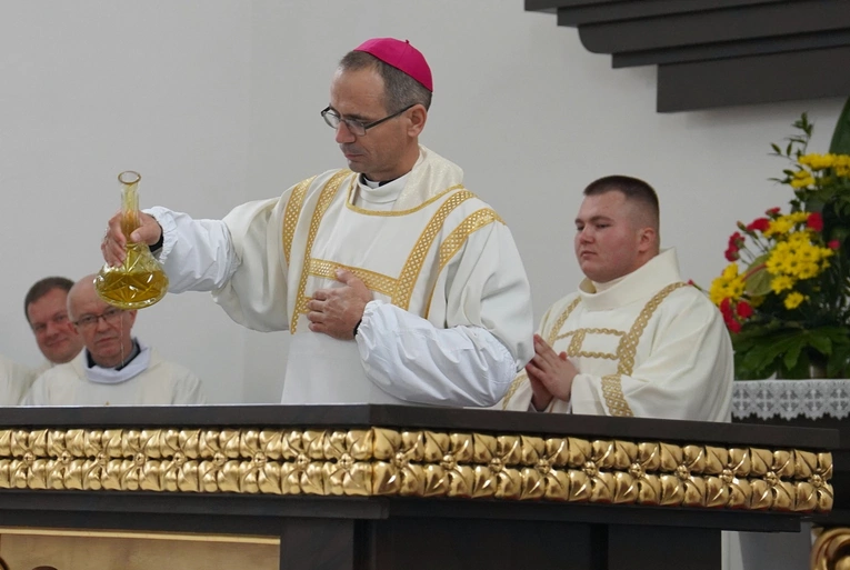 Powięcenie kościoła pw. św. Faustyny w Górze