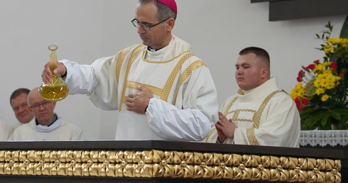 Powięcenie kościoła pw. św. Faustyny w Górze