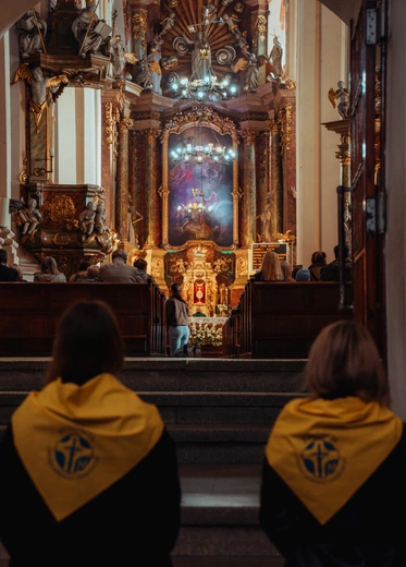 "Żywy pomnik" św. Jana Pawła II w Górze