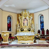 Fundatorem figury w ołtarzu głównym był Leon Dąbrowski z Częstkowa.