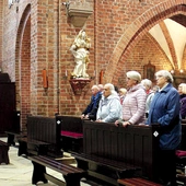 Pracownicy i wolontariusze pielgrzymowali do sanktuarium Matki Bożej Pokornej. Na co dzień pracują w różnych caritasowych placówkach i grupach parafialnych. 