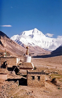 Mount Everest od strony Tybetu