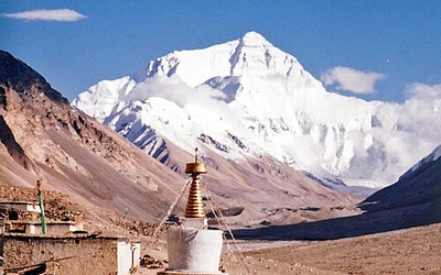 Mount Everest od strony Tybetu