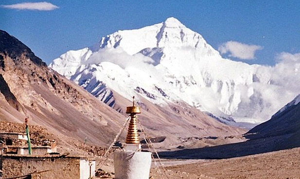 Mount Everest od strony Tybetu