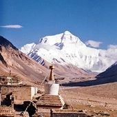 Mount Everest od strony Tybetu