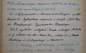Fragment kardy z dziennika Błogosławionego
