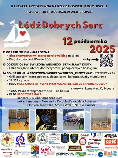 "Łódź Dobrych Serc" na rzecz wejherowskiego hospicjum