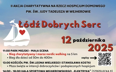 "Łódź Dobrych Serc" na rzecz wejherowskiego hospicjum