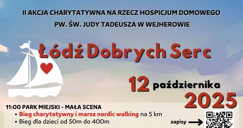 "Łódź Dobrych Serc" na rzecz wejherowskiego hospicjum