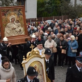 Obraz MB z Gietrzwałdu w kościele w Jarosławicach