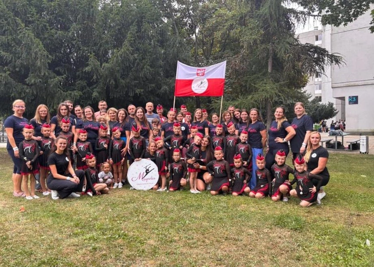 Trening mażoretek Mini Magnolia, mistrzyń świata z Kotulina