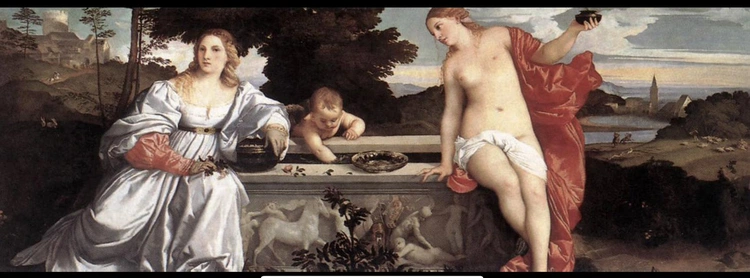 Miłość niebiańska i miłość ziemska, TYCJAN