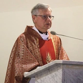 Nowy proboszcz łękawicki i misjonarz ks. Andrzej Ślęczka.