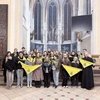 Młodzi podopieczni fundacji modlili w kościele Mariackim w Katowicach. 