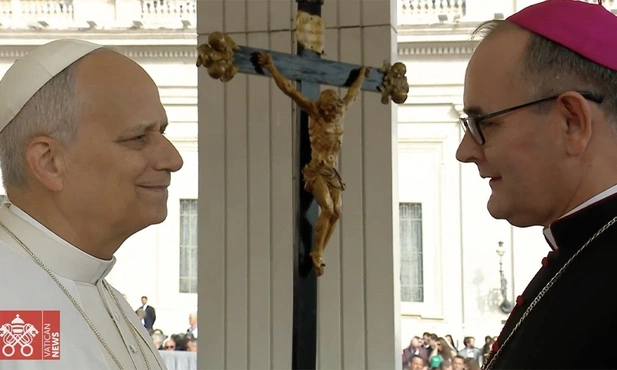 Abp Przybylski o rozmowie z papieżem Leonem XIV