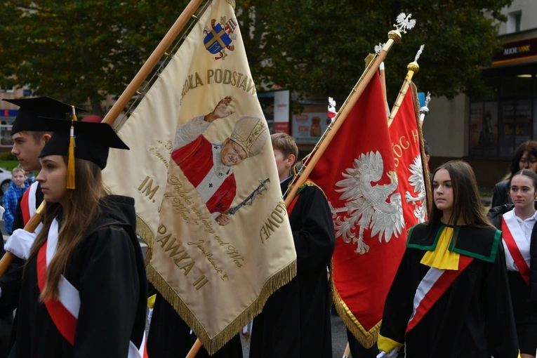 Szkoły noszące imię Jana Pawła II w tym roku przyjechały do Sulęcina