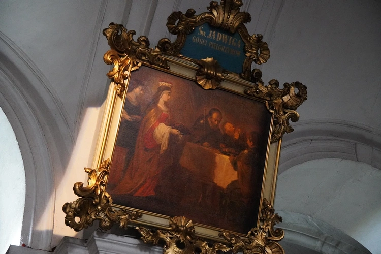 Pielgrzymka chorych, a także uczniów szkoły imienia św. Jadwigi u swojej patronki