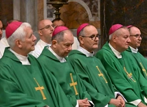 Podczas Mszy w kaplicy św. Sebastiana
