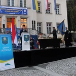 Pielgrzymka mieszkańców Trzebnicy do grobu św. Jadwigi Śląskiej - poświęcenie sztandaru gminy