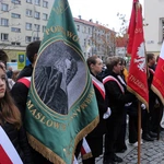 Pielgrzymka mieszkańców Trzebnicy do grobu św. Jadwigi Śląskiej - poświęcenie sztandaru gminy