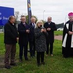 Odsłonięcie i poświęcenie tablicy na rondzie św. Jadwigi Śląskiej