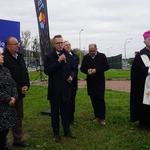 Odsłonięcie i poświęcenie tablicy na rondzie św. Jadwigi Śląskiej