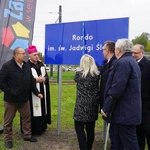 Odsłonięcie i poświęcenie tablicy na rondzie św. Jadwigi Śląskiej