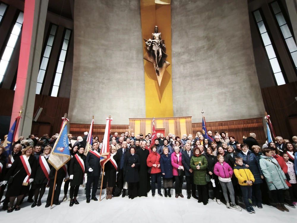 Członkowie Akcji Katolickiej w Świątyni Opatrzności Bożej