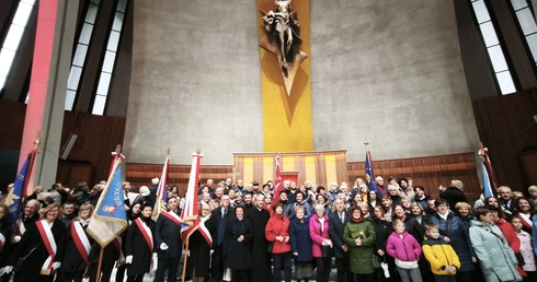 Członkowie Akcji Katolickiej w Świątyni Opatrzności Bożej