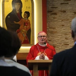 Płock. Spotkanie rodzin misjonarzy z bp. Szymonem Stułkowskim