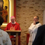 Płock. Spotkanie rodzin misjonarzy z bp. Szymonem Stułkowskim