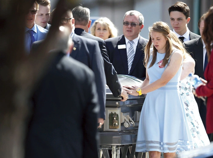 Zamordo- wanego Kendricka żegnali krewni, przyjaciele i tłumy szkolnych kolegów