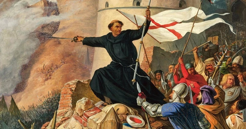 „Św. Jan Kapistran podczas odsieczy Belgradu” na płótnie Antona von Pergera