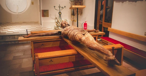 Rzeźba jest jednym z najcenniejszych zabytków sztuki sakralnej w mieście.