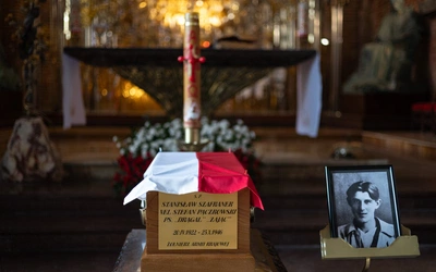 Pogrzeb Stanisława Szafranka - żołnierza niezłomnego