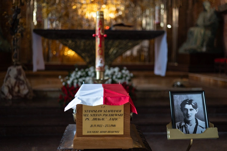 Pogrzeb Stanisława Szafranka - żołnierza niezłomnego