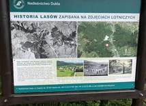 Okolice Dukli z doliną, w której budowana jest droga