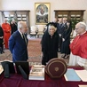 Karol III z małżonką u Leona XIV