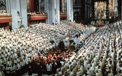 Sobór Watykański II, bazylika św. Piotra w Rzymie.