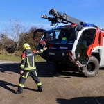 Wodne ćwiczenia straży pożarnej