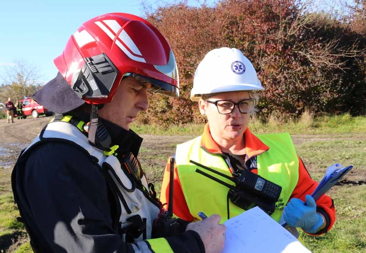 Wodne ćwiczenia straży pożarnej
