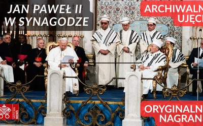 Jan Paweł II w rzymskiej synagodze. Oryginalne nagranie i wideo z 1986 r.!