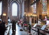 Msza św. żałobna była celebrowana w bazylice św. Brygidy.